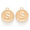 Golden Plated Alloy Enamel Charms ENAM-S118-06S-1