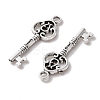 Tibetan Style Alloy Skeleton Key Pendants X-TIBEP-Q043-014-RS-2
