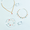 Light Gold Plated Alloy Enamel Charms ENAM-PH0001-52LG-5
