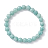 Grand A Natural Amazonite Beads Stretch Bracelets for Women BJEW-JB12929-2