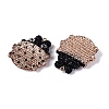 Handmade Polymer Clay & Rhinestone Big Pendants FIND-Q123-01A-2