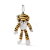 Cartoon PP Cotton Plush Simulation Soft Stuffed Animal Toy Tiger Pendants Decorations LS-HJEW-K043-07-2