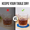 12Pcs 6 Colors Handmade Polyester Cotton Table Mats AJEW-MB0001-08-6