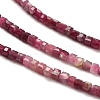 Gradient Color Natural Pink Tourmaline Beads Strands X-G-K373-A03-01-4