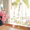 Glass Round Hanging Ornaments PW-WG403AA-01-2