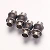 304 Stainless Steel Magnetic Clasps with Glue-in Ends STAS-F124-04AS02-1