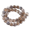 Natural Grey Agate Beads Strands G-I372-A18-01-5