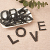Glitter Hotfix Rhinestone Iron on Patches DIY-CD0001-10F-21
