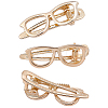 4Pcs Alloy Alligator Hair Clips PHAR-CP0001-31G-7