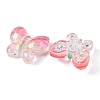 Transparent Epoxy Resin Butterfly Decoden Cabochons CRES-M034-02E-2