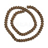 Electroplated Natural Lava Rock Beads Strands G-Q1009-G01-02H-2