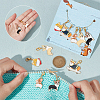 Dog Pendant Stitch Markers HJEW-AB00324-3