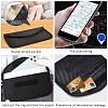 Carbon Fiber Key Car Wallets Car Bag Key Purse Pouch AJEW-WH0029-37-4
