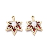 Alloy with ABS Imitation Pearl & Crystal Rhinestone & Acrylic Pendants PALLOY-Q466-04G-05-1