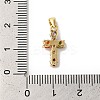 Rack Plating Brass Cubic Zirconia Pendants KK-G504-17G-3