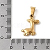 Animal Theme 304 Stainless Steel Pendants STAS-B167-27A-G-3