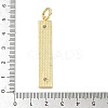 Brass Micro Pave Cubic Zirconia Pendants KK-L239-037G-3