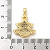 Christmas Brass Micro Pave Cubic Zirconia Pendants KK-H468-03B-01G-3