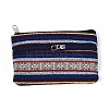 Bohemian Style Stripe Pattern Cotton Cloth Wallets AJEW-N003-04-2