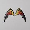 Translucent Resin Glitter Powder Pendants X1-RESI-TAC0018-18C-1