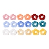1Pair Opaque Resin Beads RESI-H034-18-1