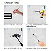 Fashion Iron Medal Hanger Holder Display Wall Rack ODIS-WH0021-119-6