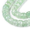 Crackle Transparent Glass Beads Strands GLAA-N069-03A-04-3