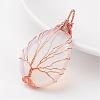 Opalite Pendants G-K122-06RG-2