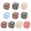 10Pcs Printed Opaque Acrylic Beads MACR-TA0002-43-4