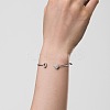 Anti-Tarnish Heart & Letter Rhodium Plated 925 Sterling Silver Micro Pave Cubic Zirconia Cuff Bangles for Women BJEW-C062-01O-P-2