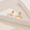 Stylish Vintage Spring Screw 201 Stainless Steel Stud Earrings UA8813-2