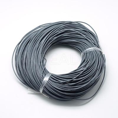 Spray Painted Cowhide Leather Cords WL-R001-2.0mm-06-1