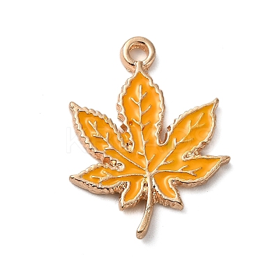 Thanksgiving Day Theme Alloy Enamel Pendants ENAM-M002-03G-13-1
