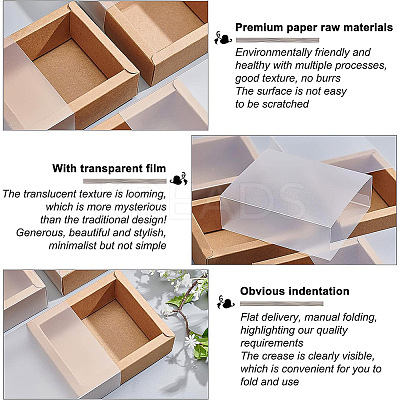 Kraft Paper Jewelry Boxes CON-WH0068-65E-1