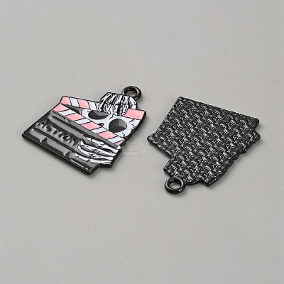 Zinc Alloy Enamel Pendants ENAM-CJC0021-20A-1