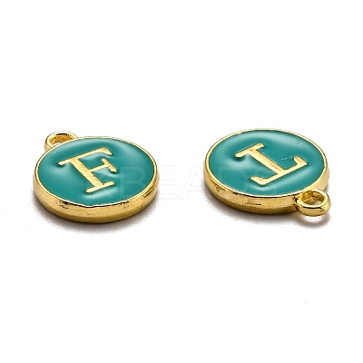 Initial Letter A~Z Alphabet Enamel Charms ENAM-X0018-15-1