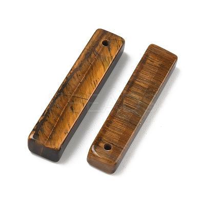 Natural Tiger Eye Pendants G-D350-03F-1