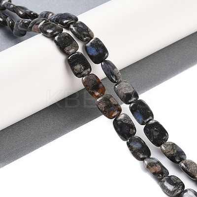 Natural Glaucophane Beads Strands G-C141-C01-01-1