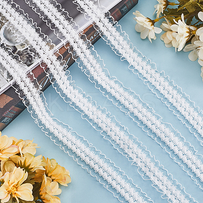 1 Roll Knitted Fish Line Nylon Elastic Lace Trim OCOR-GF0003-72A-1