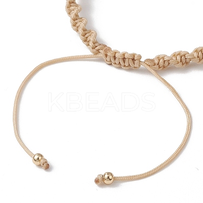 Natural Cultured Freshwater Pearl & Brass & 304 Stainless Steel Beads Braided Bead Bracelets for Women BJEW-JB13109-01-1