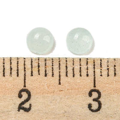 Natural White Jade Dyed Cabochons G-H309-03-18-1