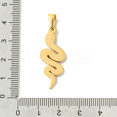 PVD Vacuum Plating 304 Stainless Steel Pendants STAS-L275-01E-G-1