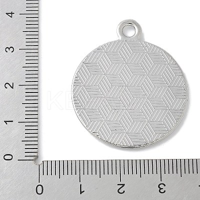 Alloy with Enamel Pendants PALLOY-D290-10P-1