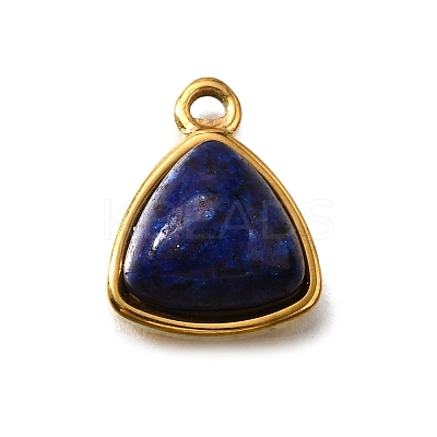 Natural Lapis Lazuli Triangle Charms LS-STAS-D310-02G-03-1