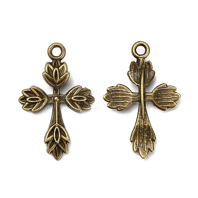 Tibetan Style Alloy Gothic Pendants MLF0175Y-NF-1
