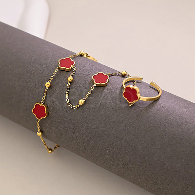 Stainless Steel Link Ring Bracelets HO2547-1