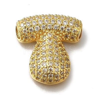 Brass with Cubic Zirconia Pendants KK-Q818-02T-G-1