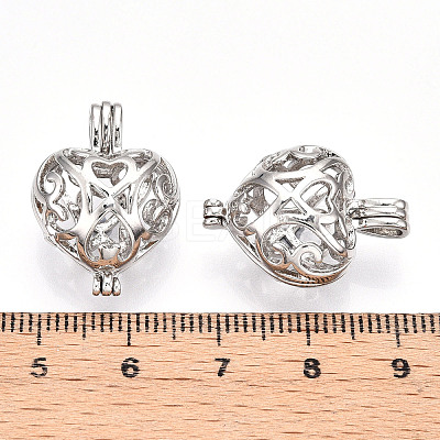 Brass Locket Pendants PALLOY-S094-43P-01-1