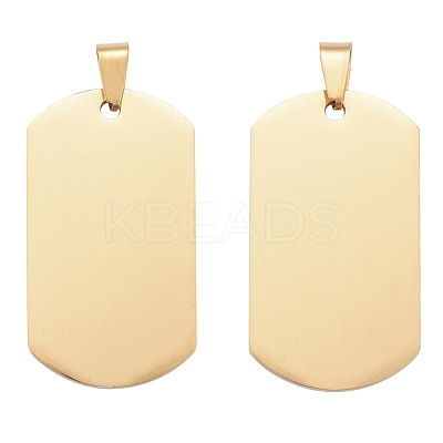 PVD Vacuum Plating 304 Stainless Steel Big Pendants STAS-I140-19E-G-1