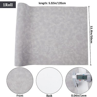 Rectangle PU Leather Fabric AJEW-WH0089-52D-06-1